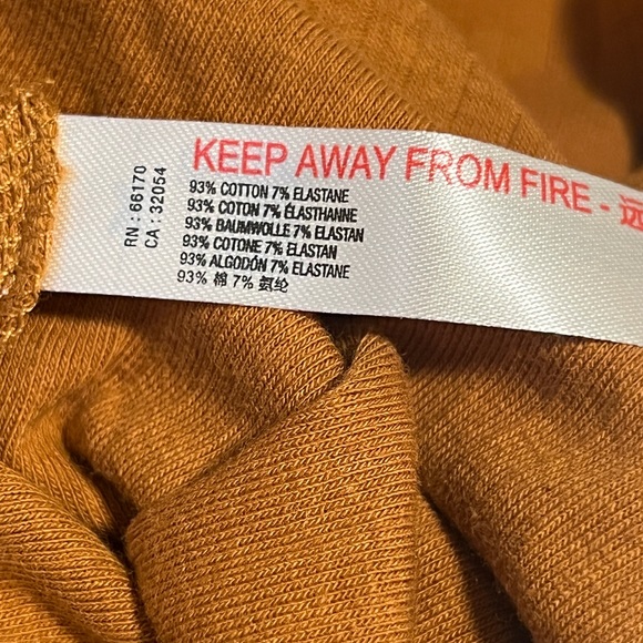 Free People S burnt orange long sleeve tee - Picture 7 of 7